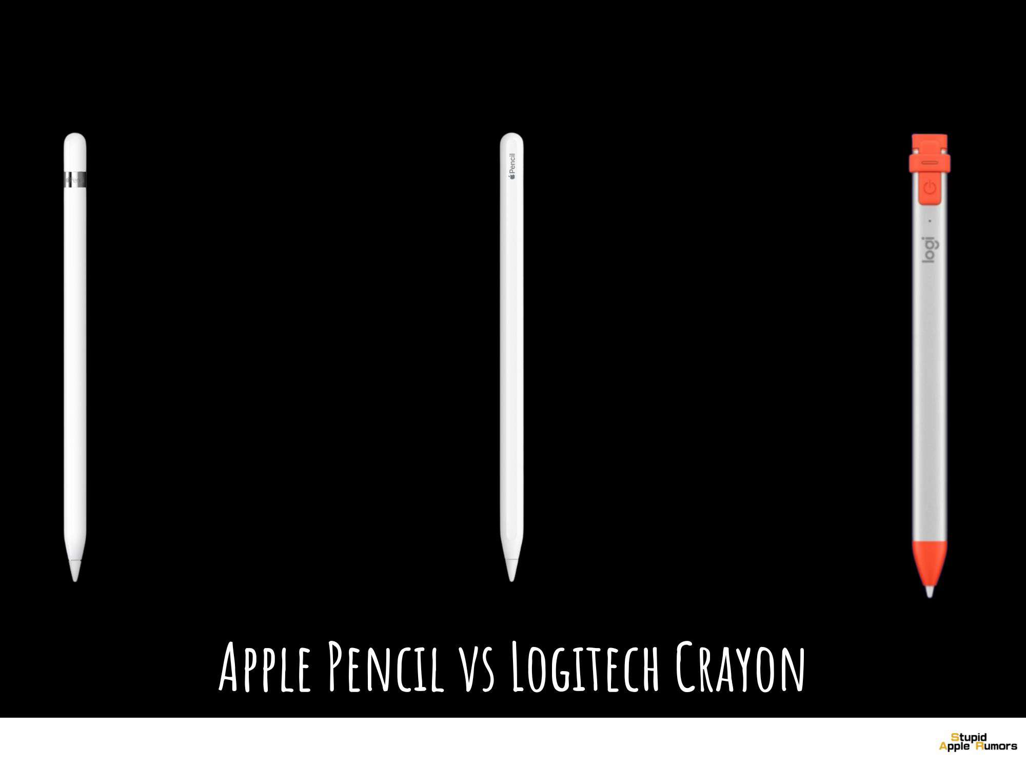 Apple Pencil vs Logitech Crayon