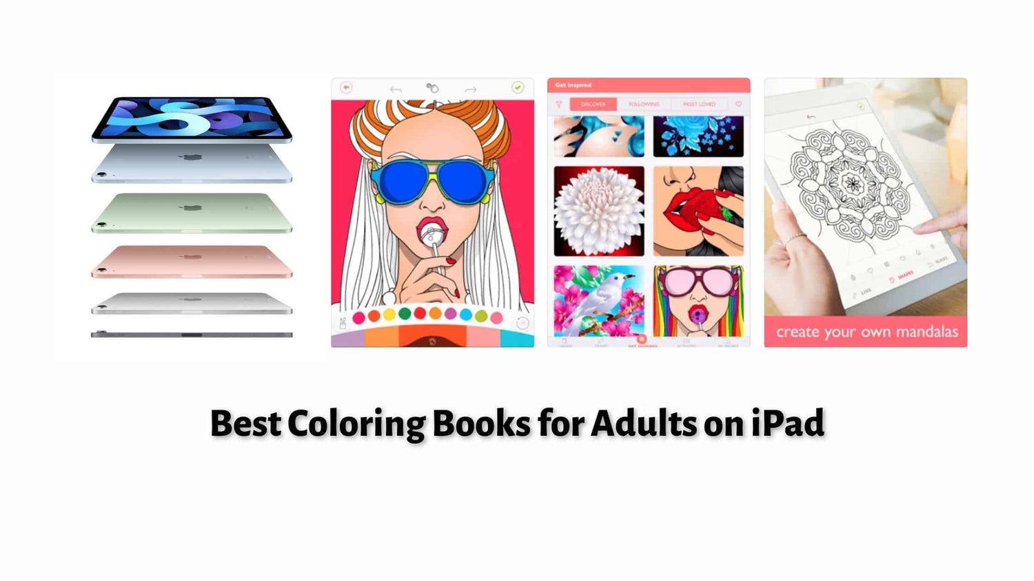 Best Coloring Books for Adults on iPad