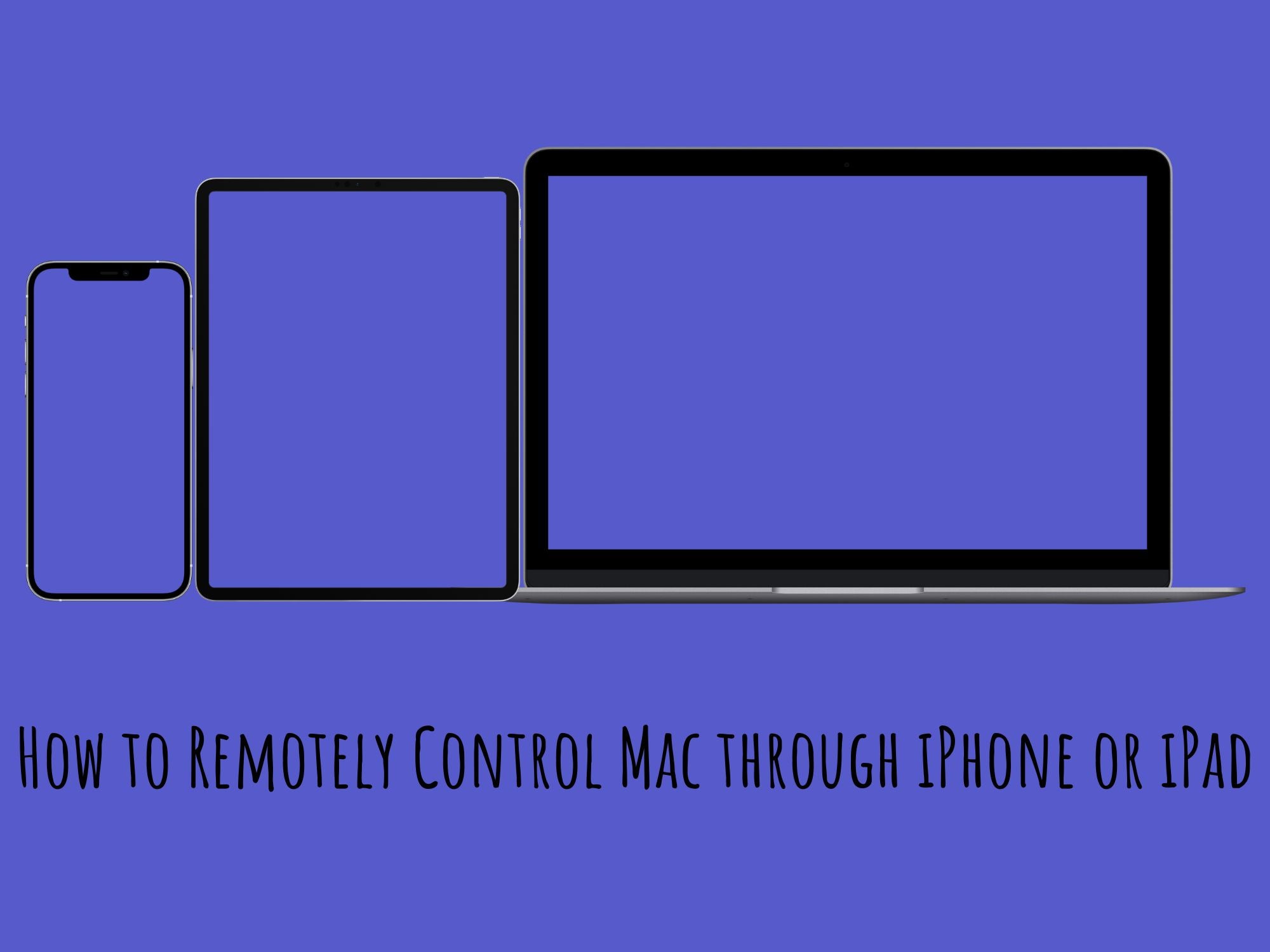 How to Remotely Control Mac through iPhone or iPad