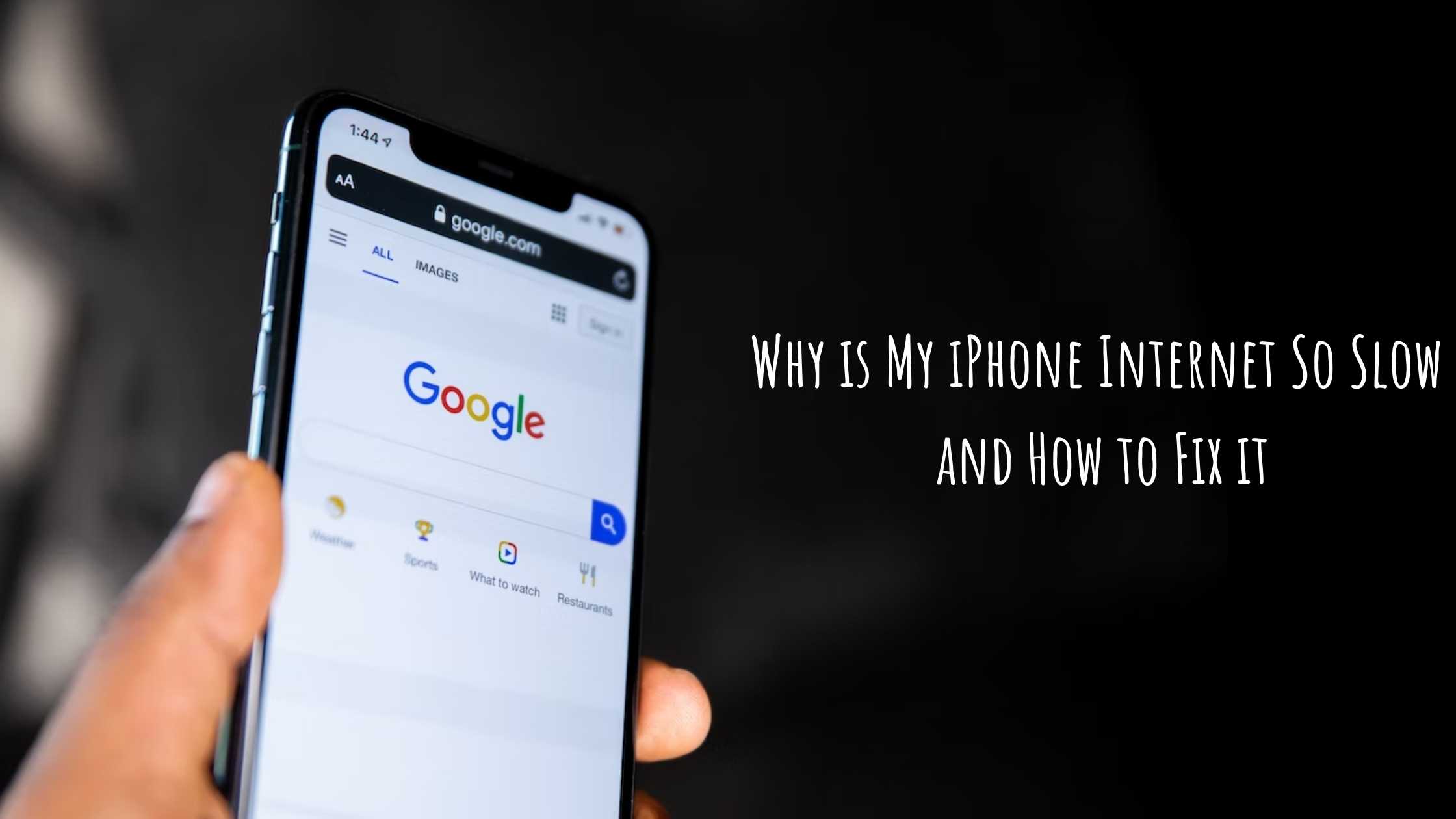 Why is My iPhone Internet So Slow